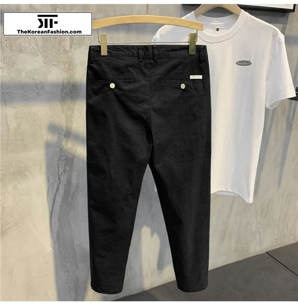 Retro Cotton Casual Pants