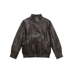 6026058944459,6026058944460,6026058944461,6026058944462, Stand Collar PU Leather Motorcycle Jacket