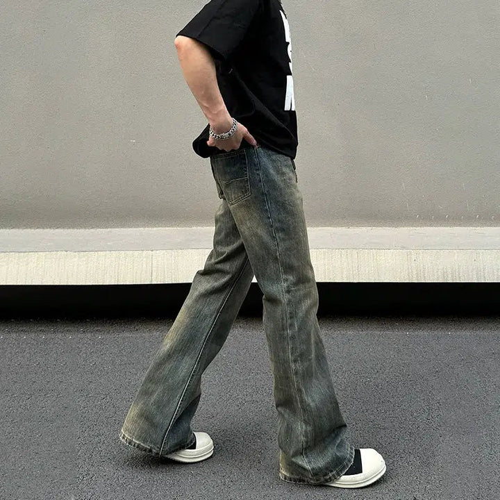 Retro Distressed Bamboo Jeans