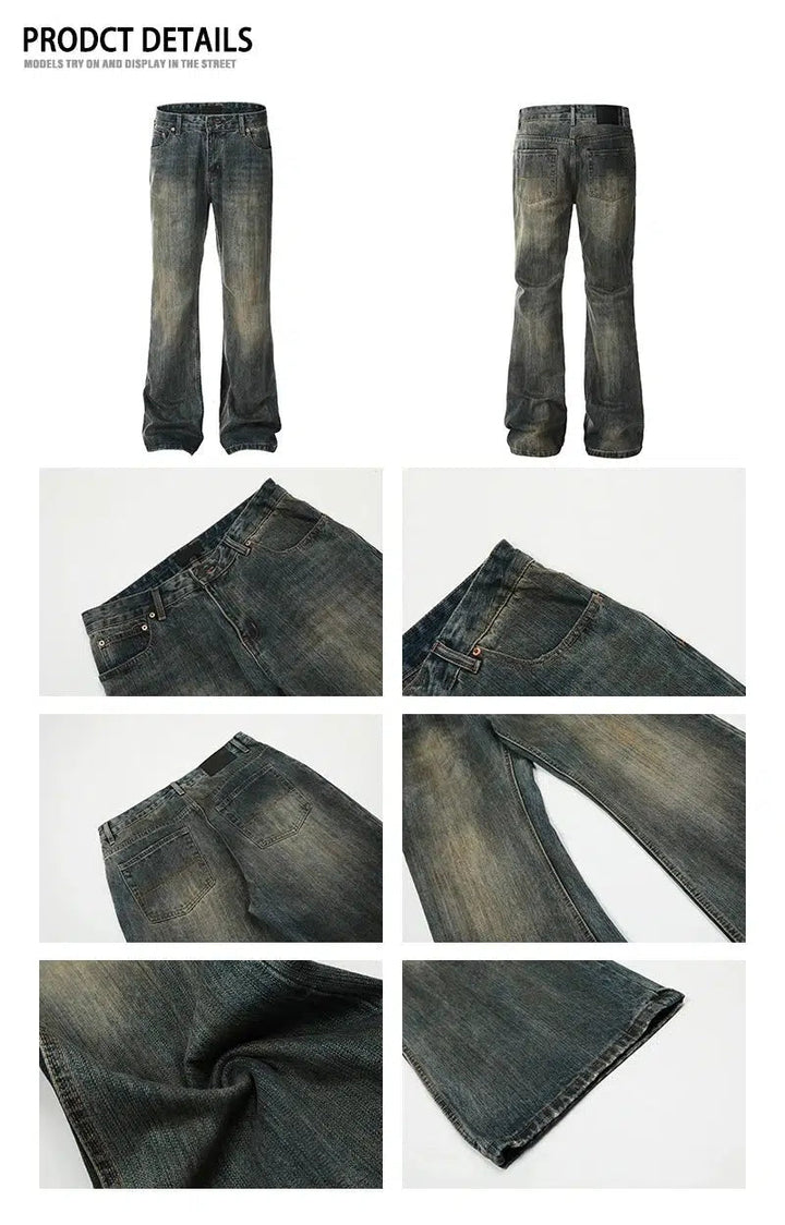 Retro Distressed Bamboo Jeans