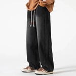 Retro Drawstring Wide Leg Jeans