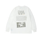 Retro Fun Printed Casual Sweatshirt