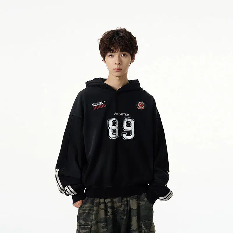 Retro Hooded Sweatshirt Sportswear Jacket