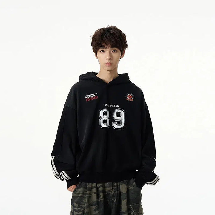 Retro Hooded Sweatshirt Sportswear Jacket