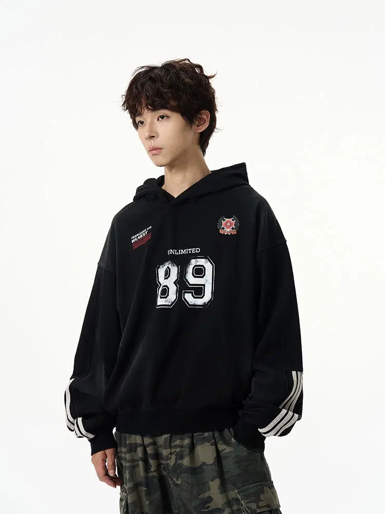 Retro Hooded Sweatshirt Sportswear Jacket