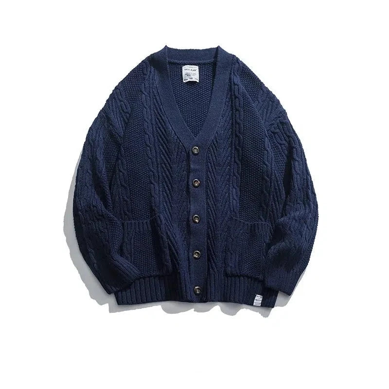 Retro Knitted Cardigan Jacket