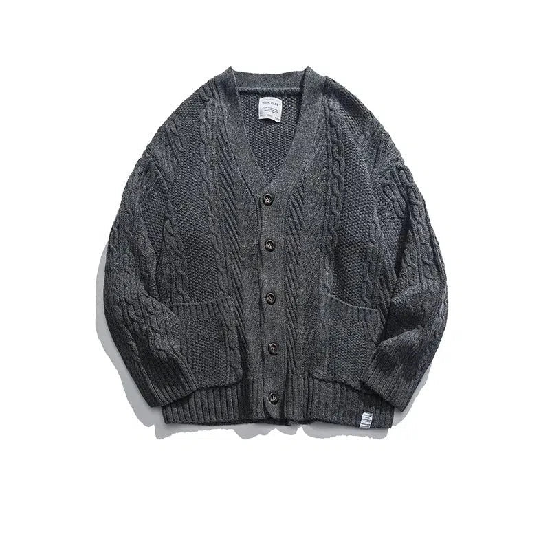 Retro Knitted Cardigan Jacket