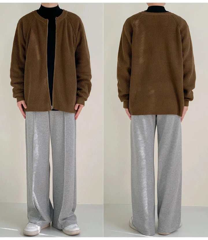 Retro Knitted Cardigan Sweater Jacket
