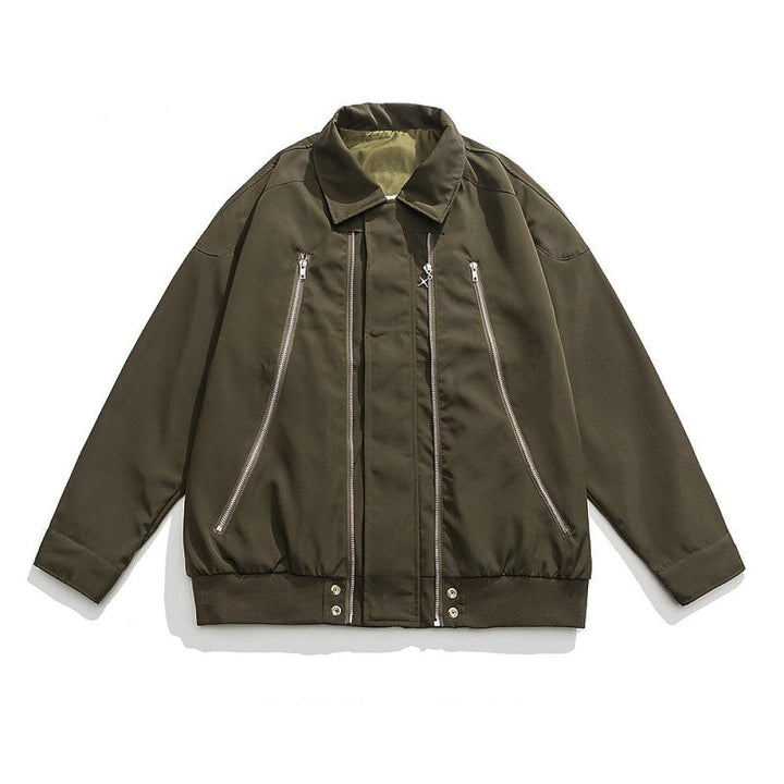 Retro Lapel Casual Jacket