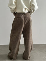 Retro Loose Fit Wide-leg Pants