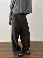 Retro Loose Fit Wide-leg Pants