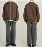 Retro Matte Leather Rivet Jacket