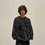 Retro Mink Fur Spider Sweater