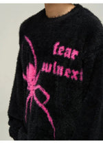 Retro Mink Fur Spider Sweater