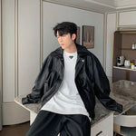 Retro Motorcycle Leather Jacket