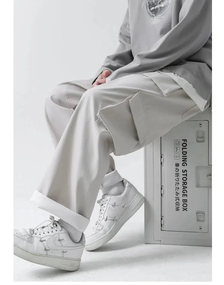 Retro Multi-pocket Cargo Pants