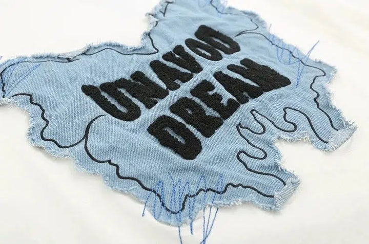 Retro Patch Embroidery T-Shirt