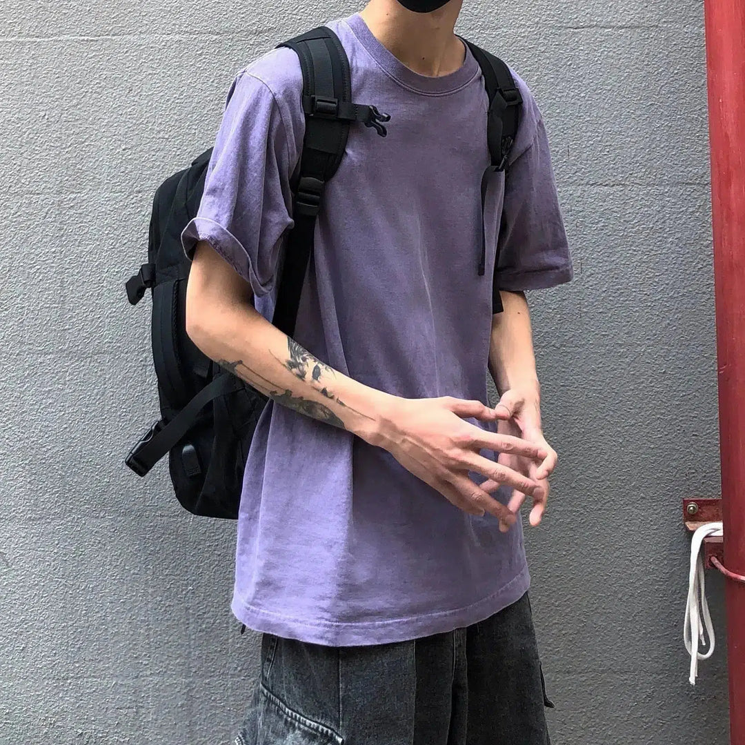 Retro Purple Washed T-shirt