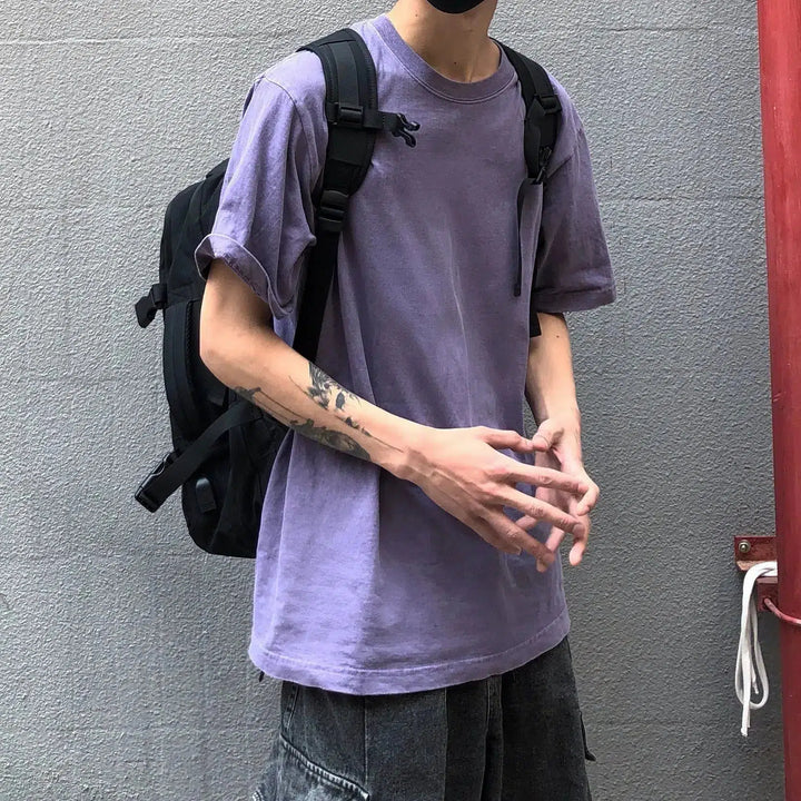 Retro Purple Washed T-shirt