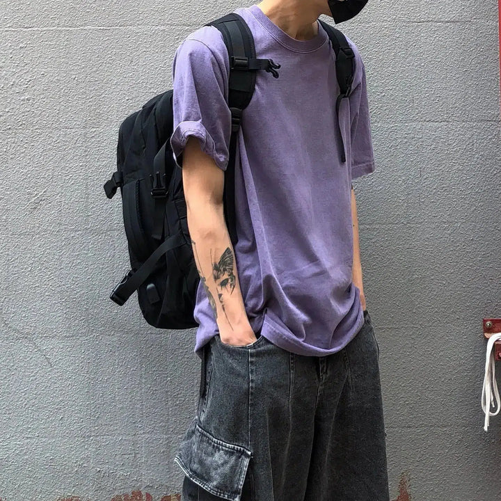 Retro Purple Washed T-shirt