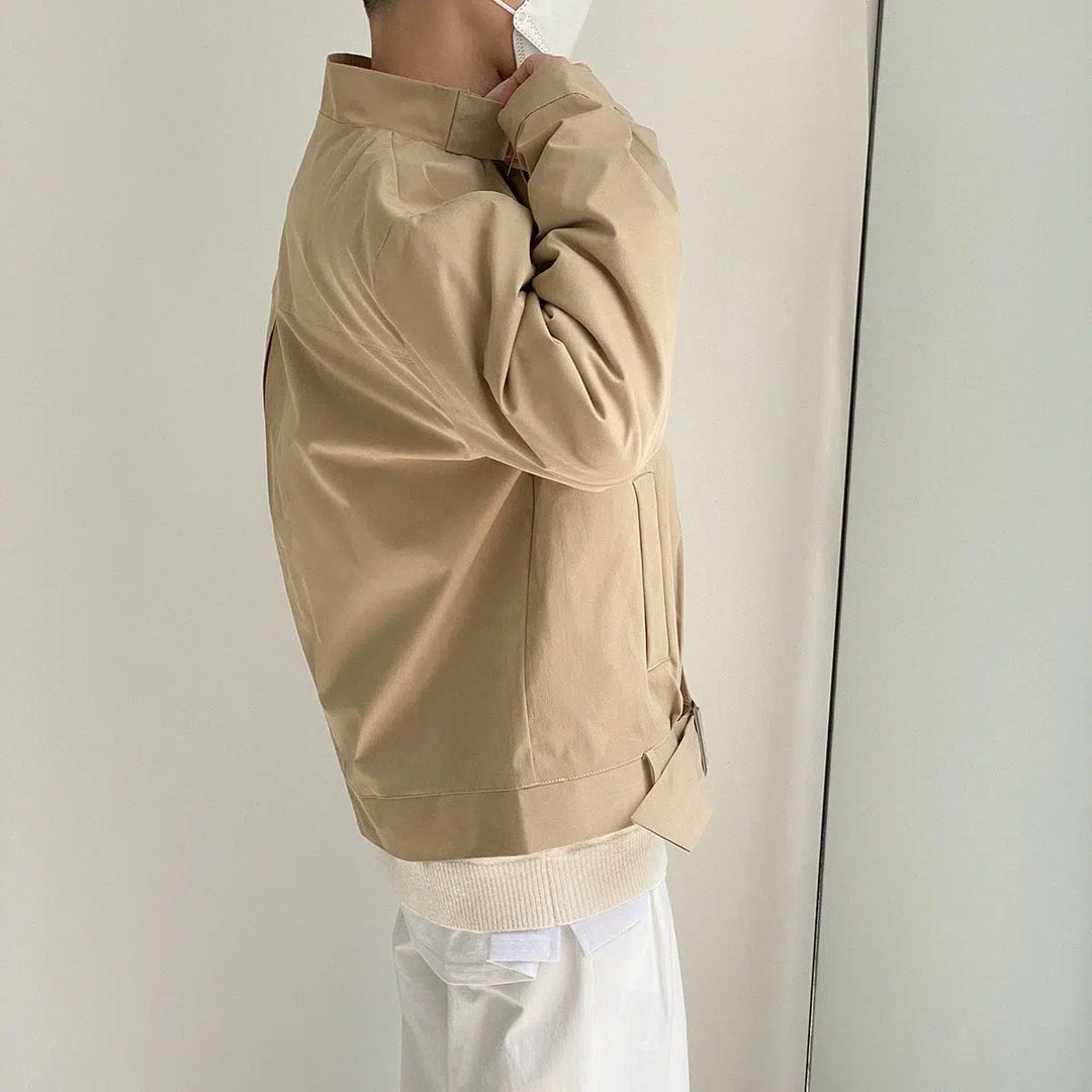 Retro Short Casual Stand Collar Jacket
