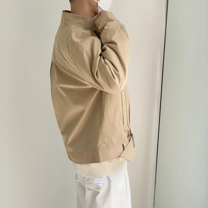 Retro Short Casual Stand Collar Jacket