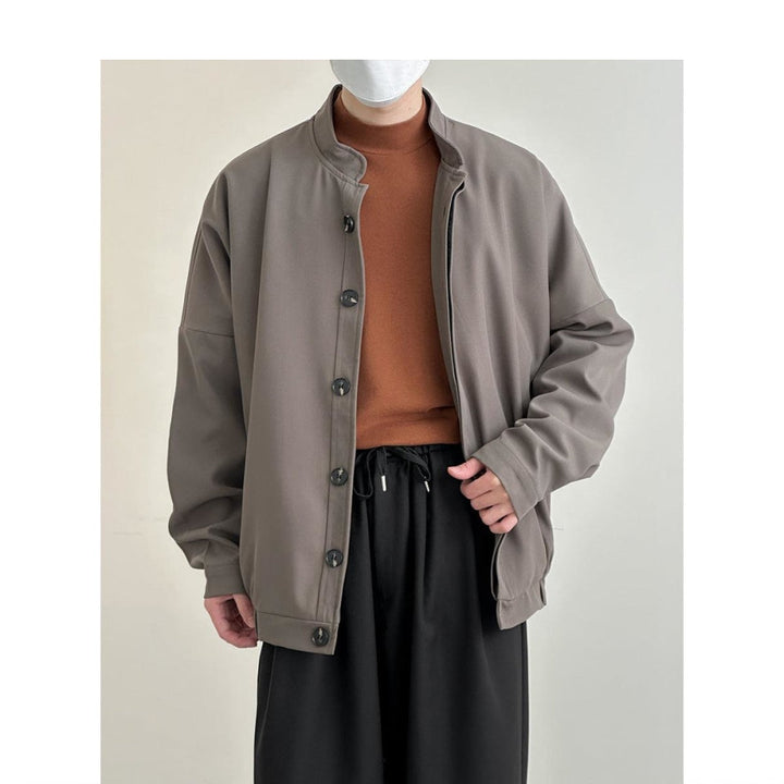 Retro Stand-Up Collar Short Jacket