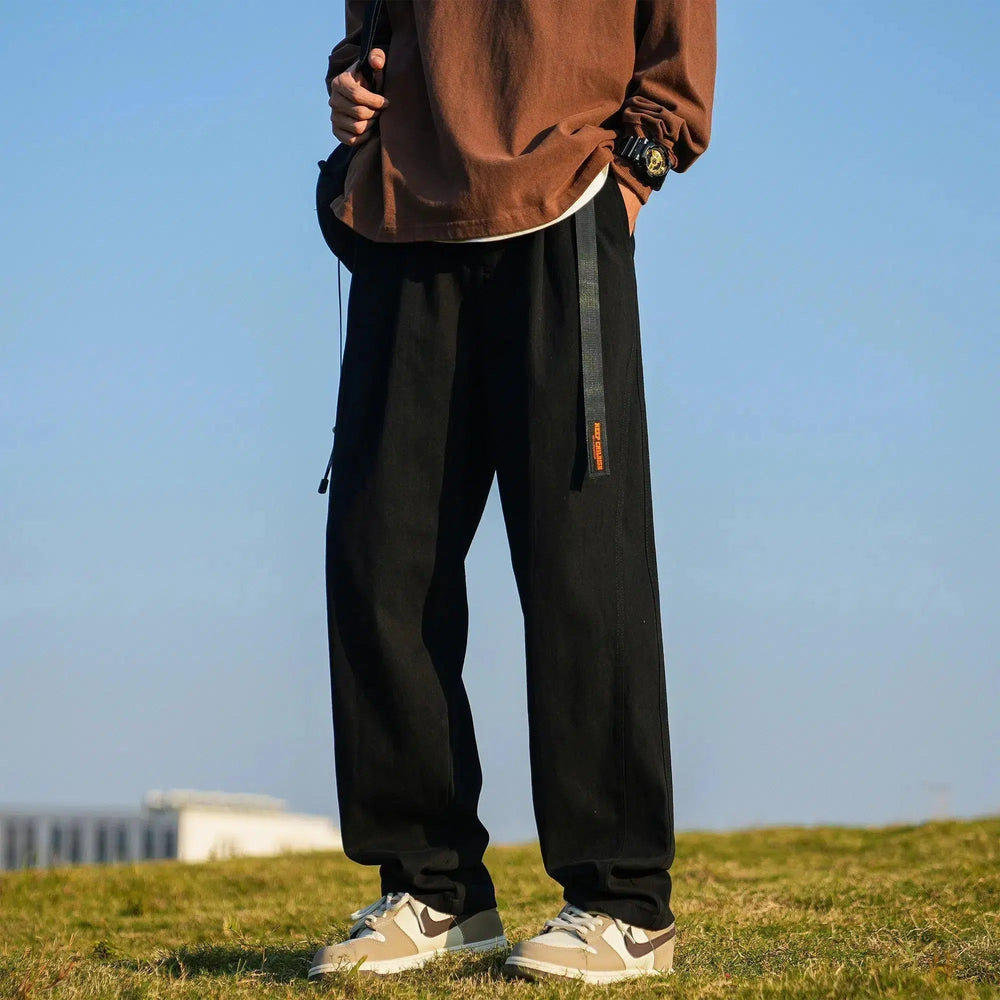 Retro Straight Casual Pants