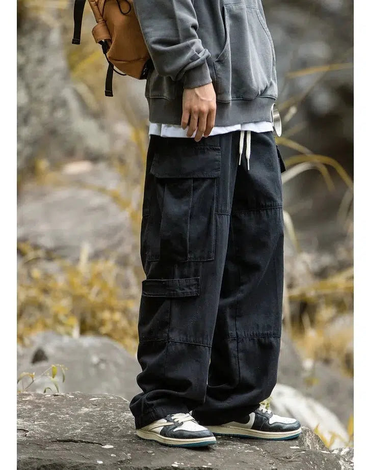 Retro-Straight-Wide-Leg-Cargo-Pants – The Korean Fashion