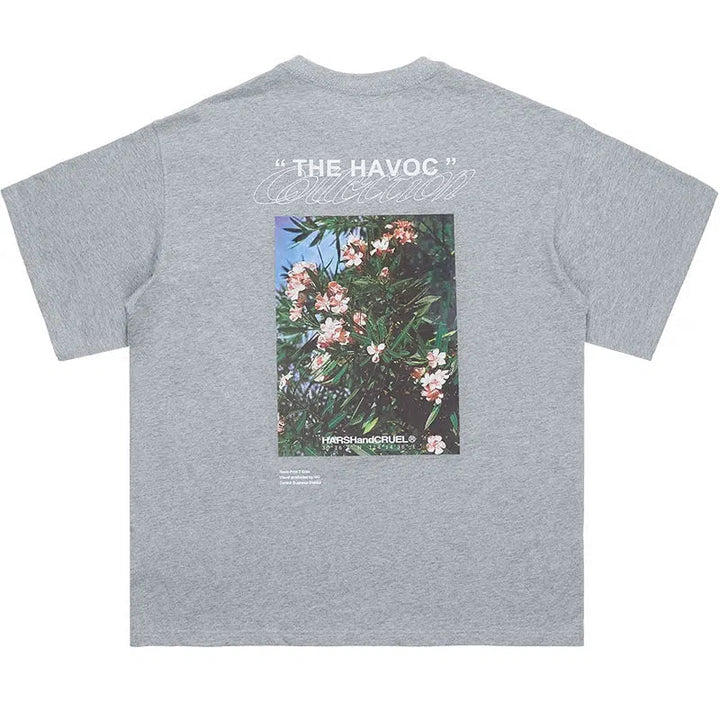Retro Street Print T-shirt