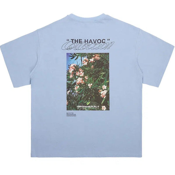 Retro Street Print T-shirt