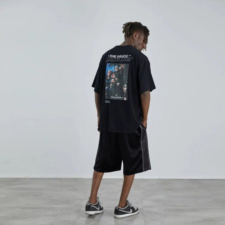 Retro Street Print T-shirt