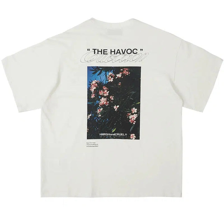 Retro Street Print T-shirt