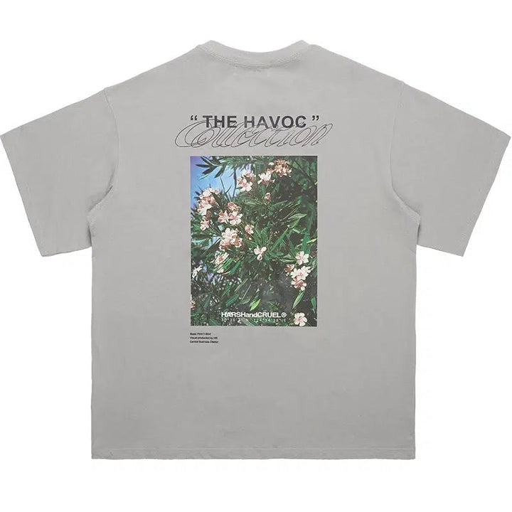 Retro Street Print T-shirt