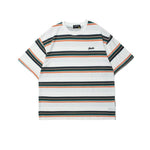 Retro Striped Short-sleeved T-shirt