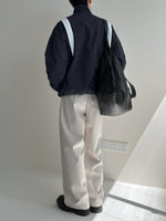 Retro Striped Zip Track Jacket