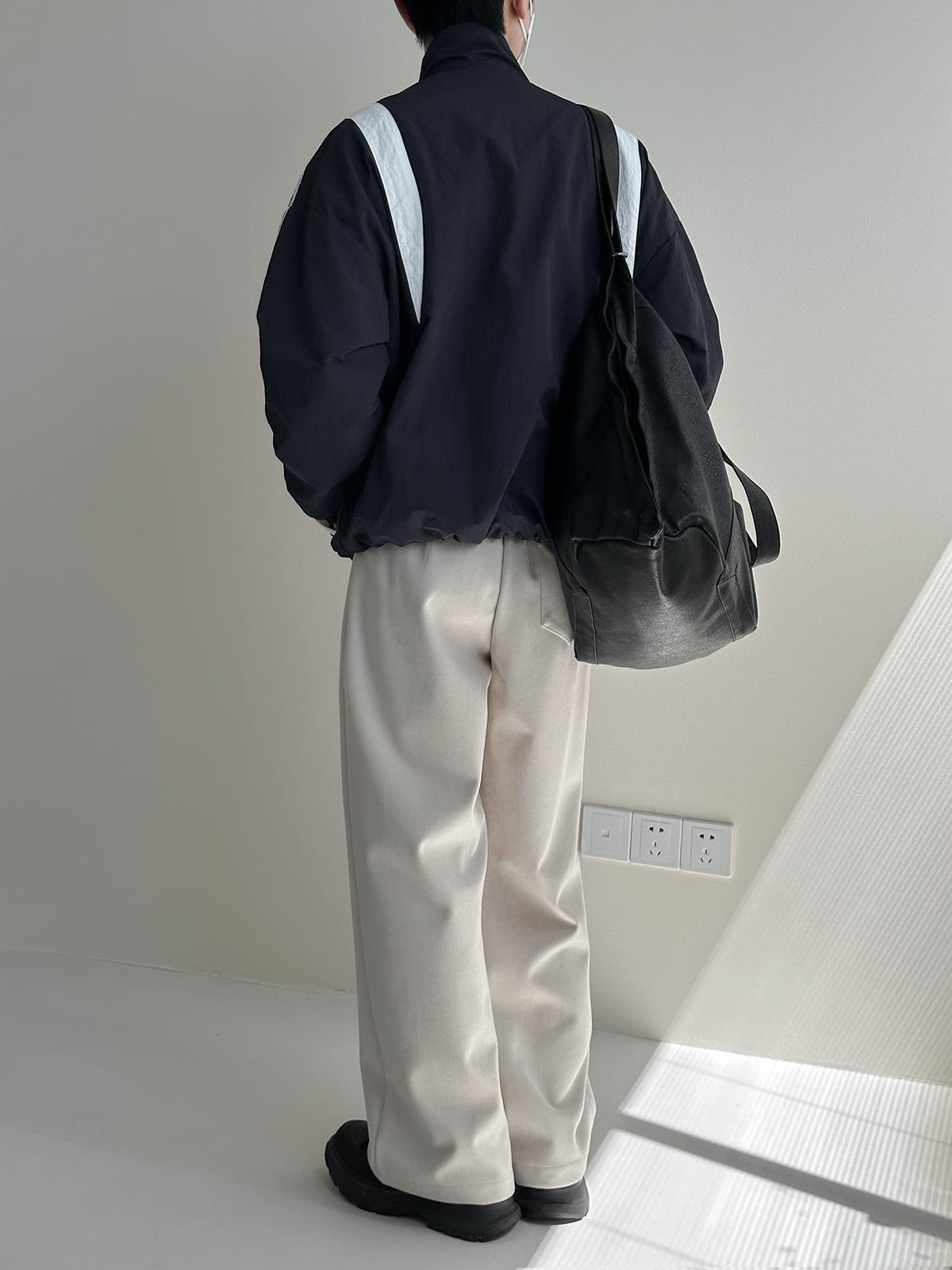 Retro Striped Zip Track Jacket