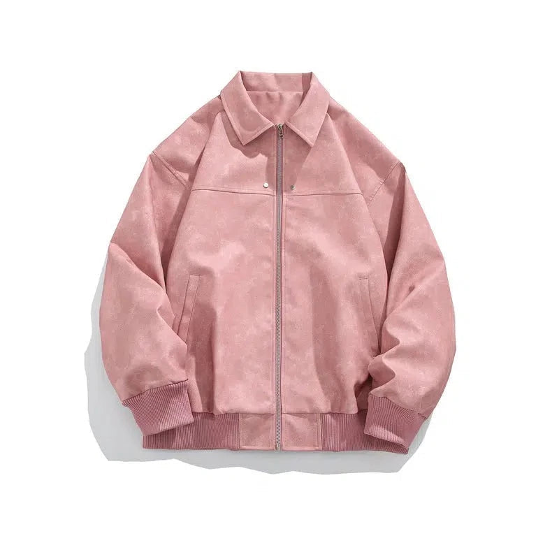 Retro Suede Leather Jacket