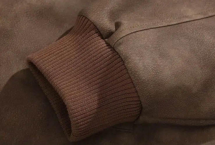 Retro Suede Leather Jacket