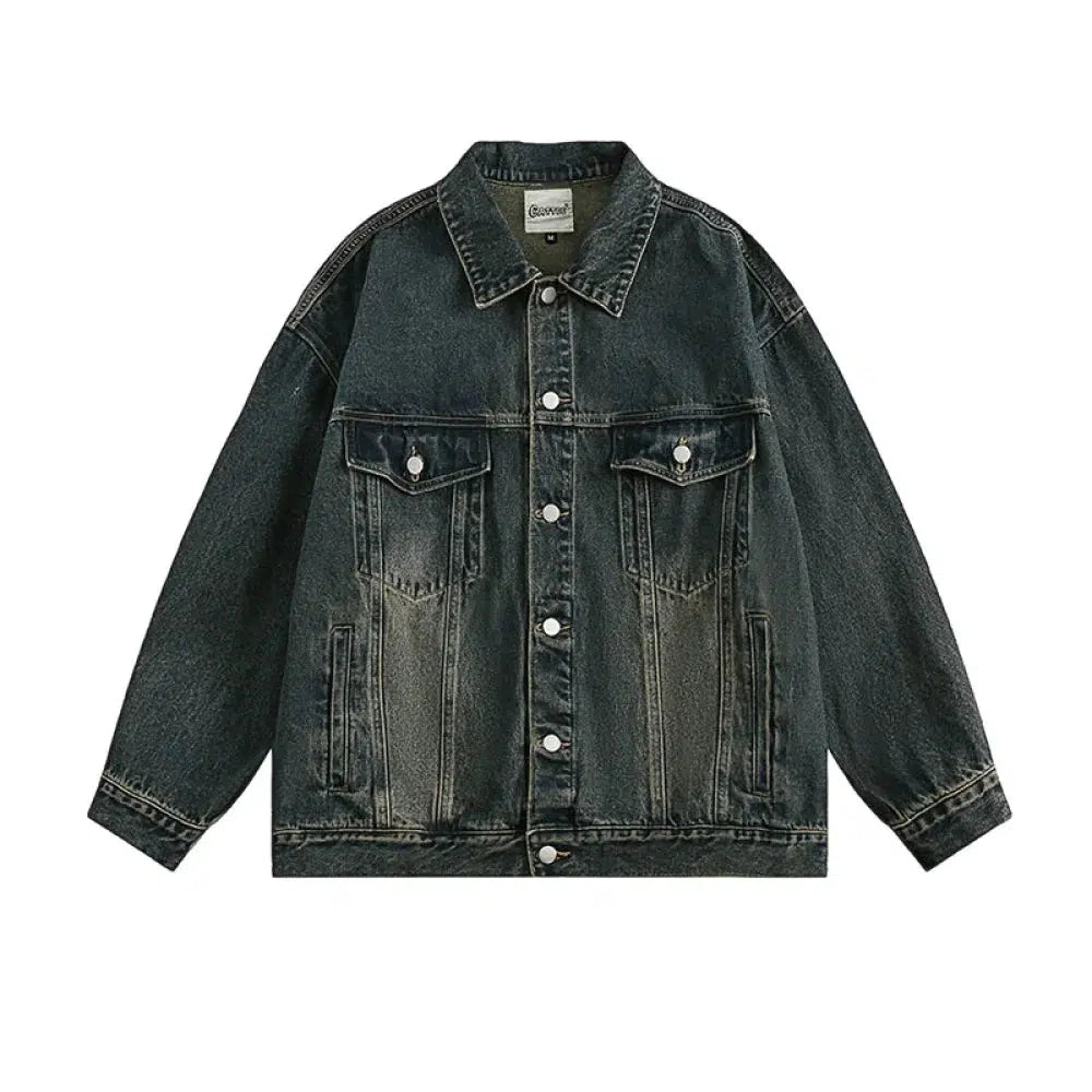 Retro Washed Denim Jackets