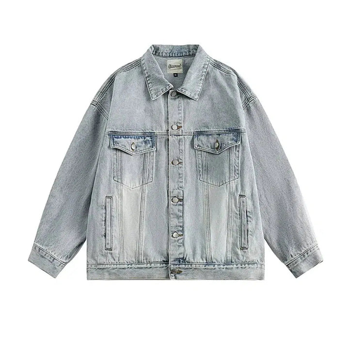 Retro Washed Denim Jackets