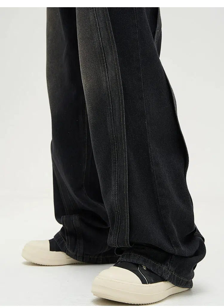 Retro Washed Jeans Pants