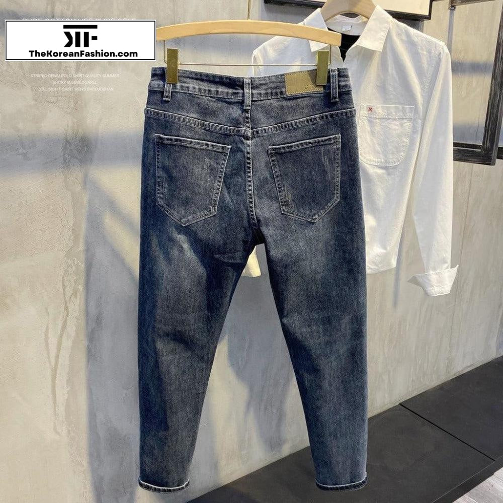 Retro Washed Slim Jeans