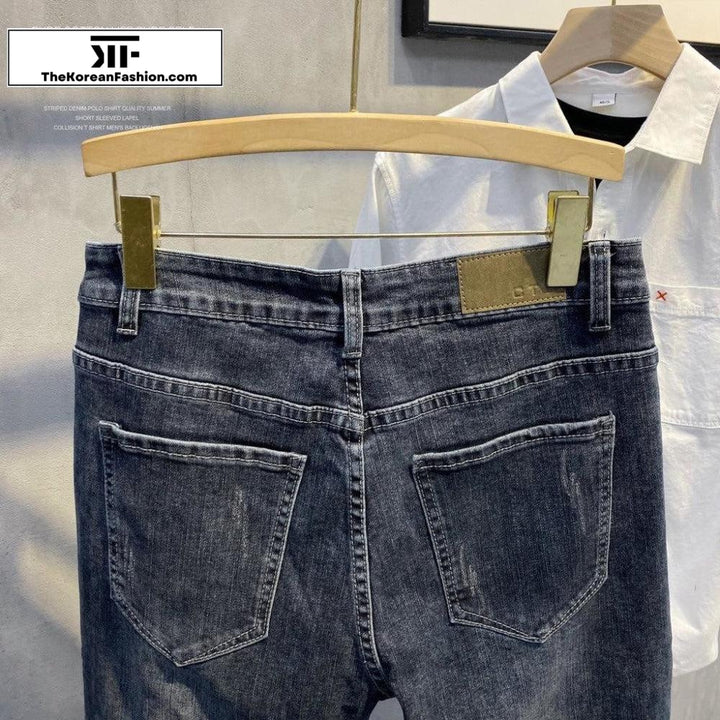 Retro Washed Slim Jeans