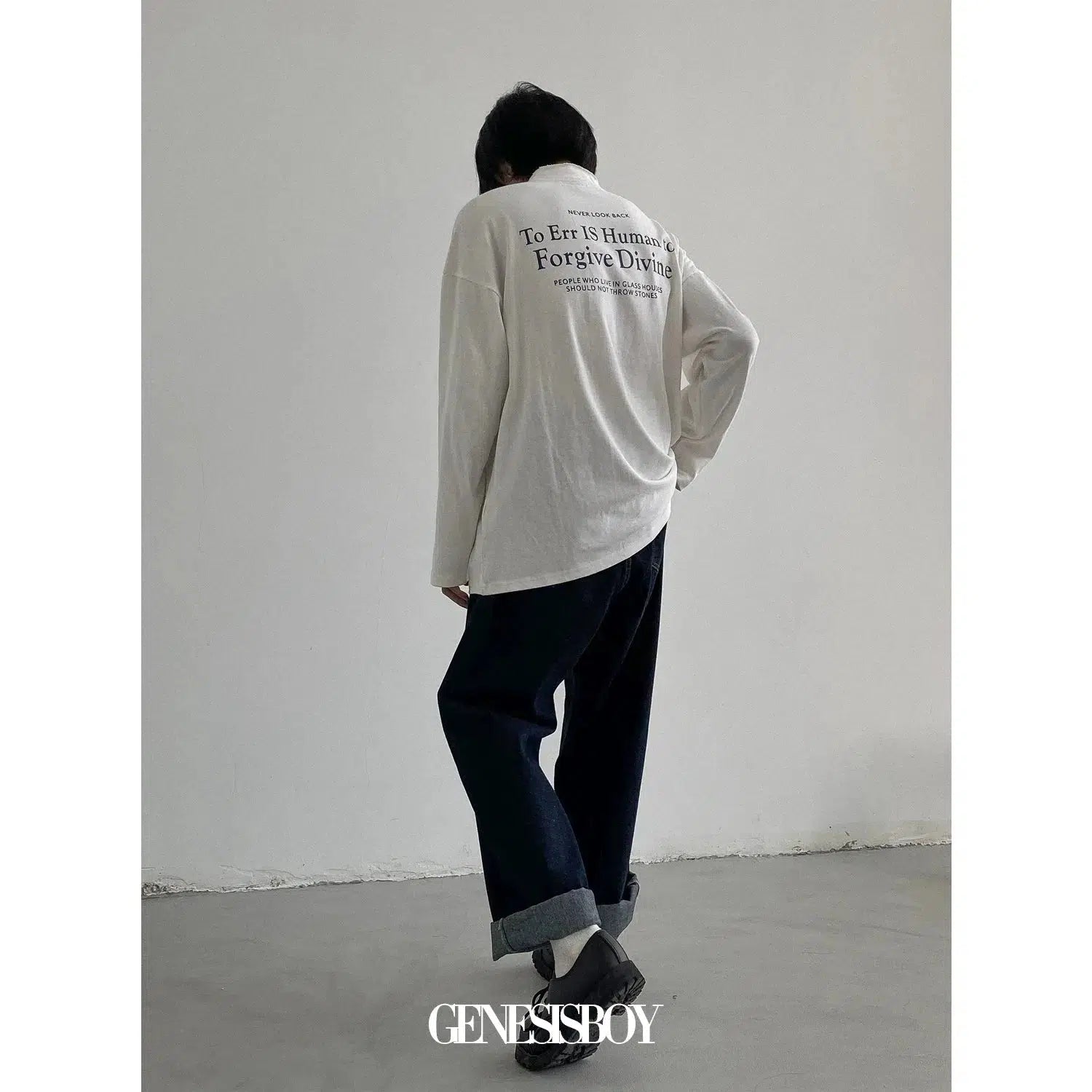 Retro Washed Wide-Leg Denim Jeans