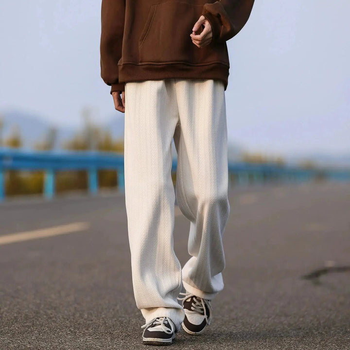 Retro Wheat Pattern Sports Pants