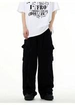 Retro Wide Leg Cargo Pants