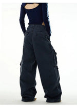 Retro Wide Leg Cargo Pants