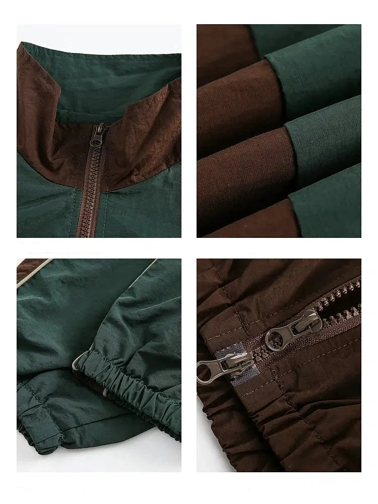 Retro Windbreaker Jacket
