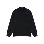 Ribbed Knit Turtleneck Sweater